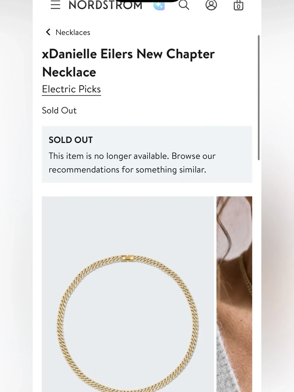 Electric Picks x Danielle Eilers New Chapter Diamond Chain Necklace